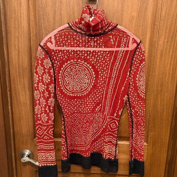 Jean Paul Gaultier Tops - Jean Paul Gaultier Sheer Turtleneck